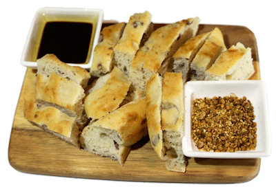 Fresh Bread Dukkah-Oil-Balsamic