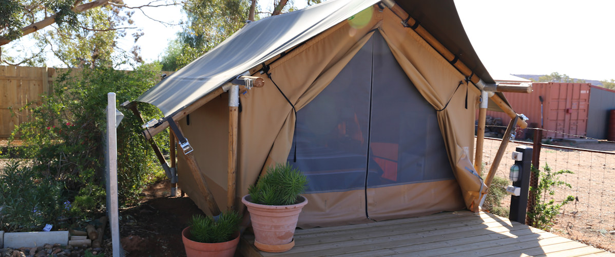 Glamping Tent front view